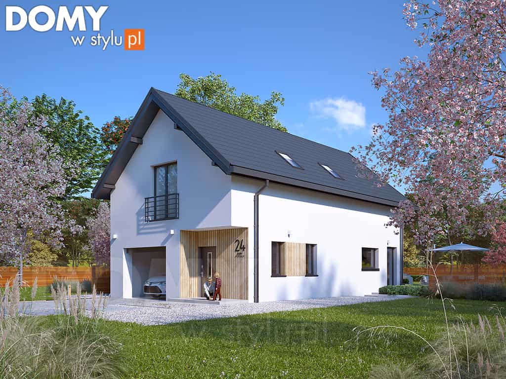 Projekt domu z poddaszem zrealizujesz z DomywStylu.pl