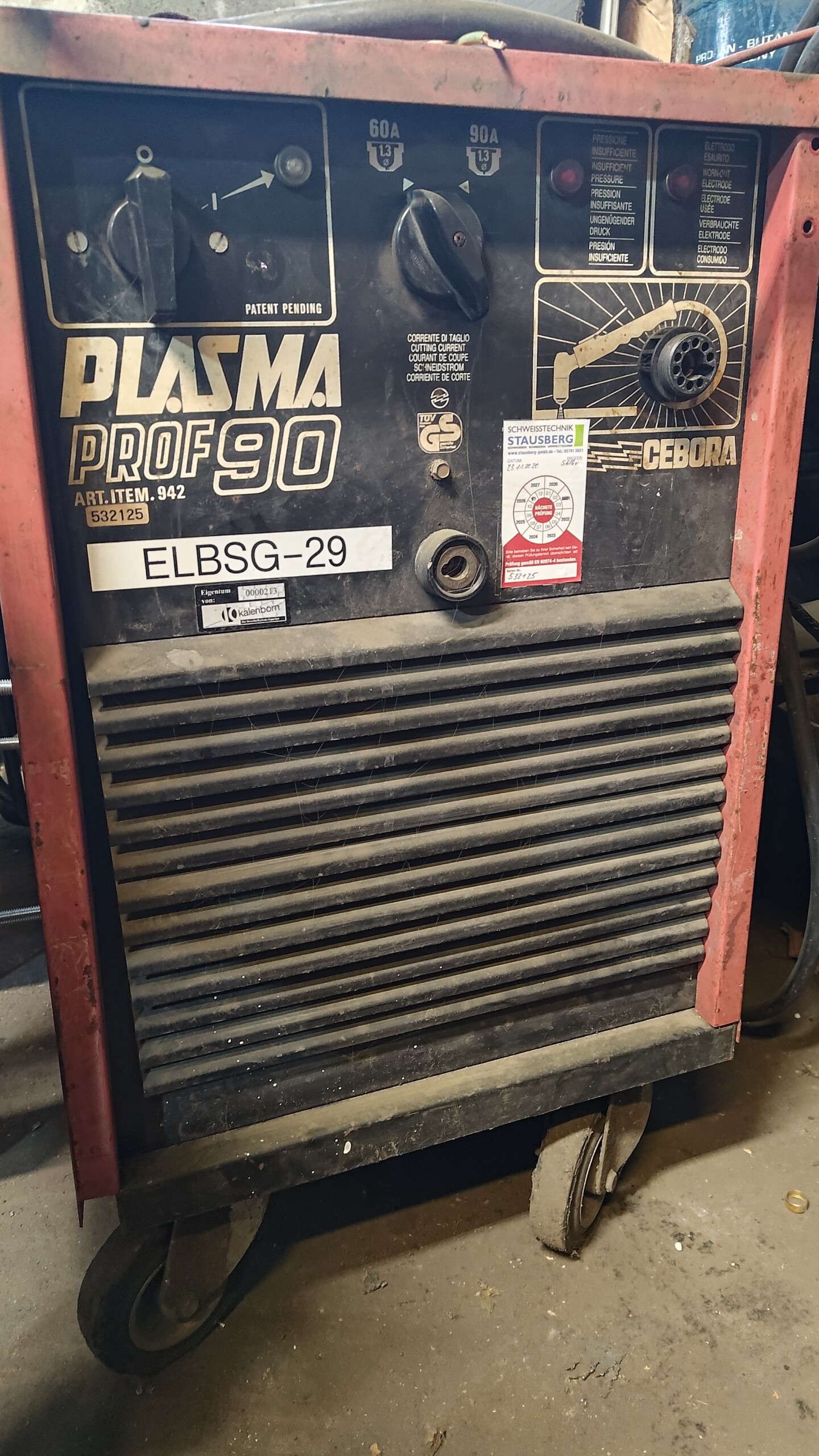 Przecinarka plazmowa Cebora Plasma Prof 90A — photo 3