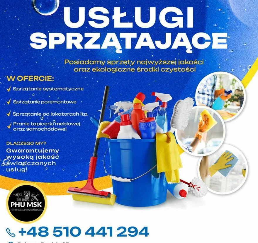 Usługi sprzątające Łomża i okolice