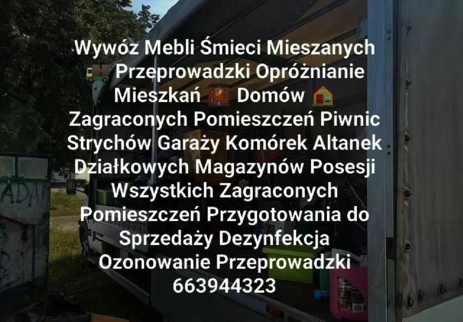 Przeprowadzki Opróżnianie Mieszkań Domów Piwnic Garaży Nysa