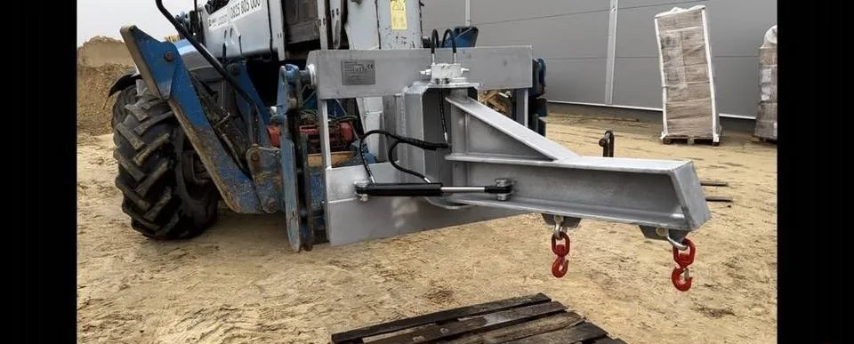 Żuraw z obrotnicą manitou bobcat jcb obrotnica żuraw wysięgnik