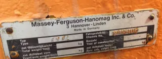 Ładowarka gąsienicowa Hanomag K5BL Spych Massey-Ferguson — zdjęcie 5