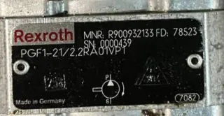 Rexroth PGF1-21/2.2RA01VP1 (R900932133) Pompa hydrauliczna — zdjęcie 2
