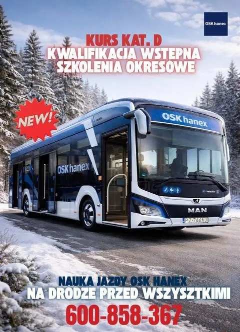 Kurs prawa jazdy kategorii D