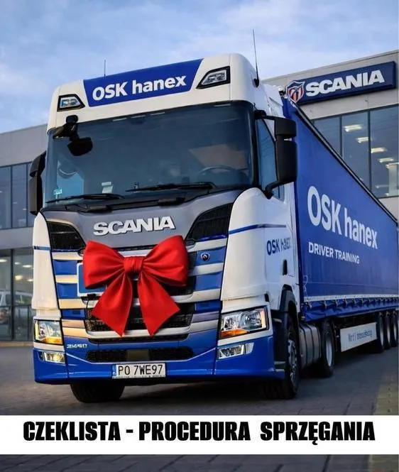 Kurs na prawo jazdy kat c+e | procedura sprzęgania | nauka jazdy Poznań