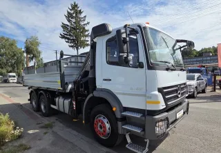 Mercedes AXOR 2633 6x4 HDS HIAB 122 Dźwig Żuraw Rotator Nowy Kiper Wywrotka — photo 5