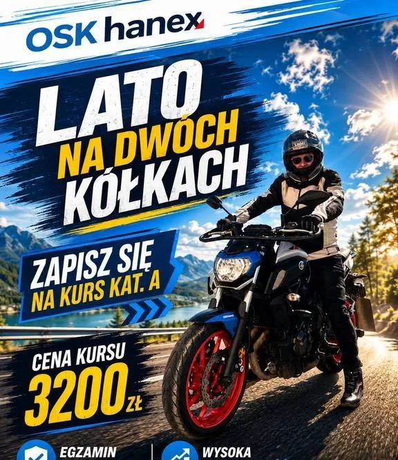 Ile kosztuje kurs prawa jazdy kat.A - 3200 zł