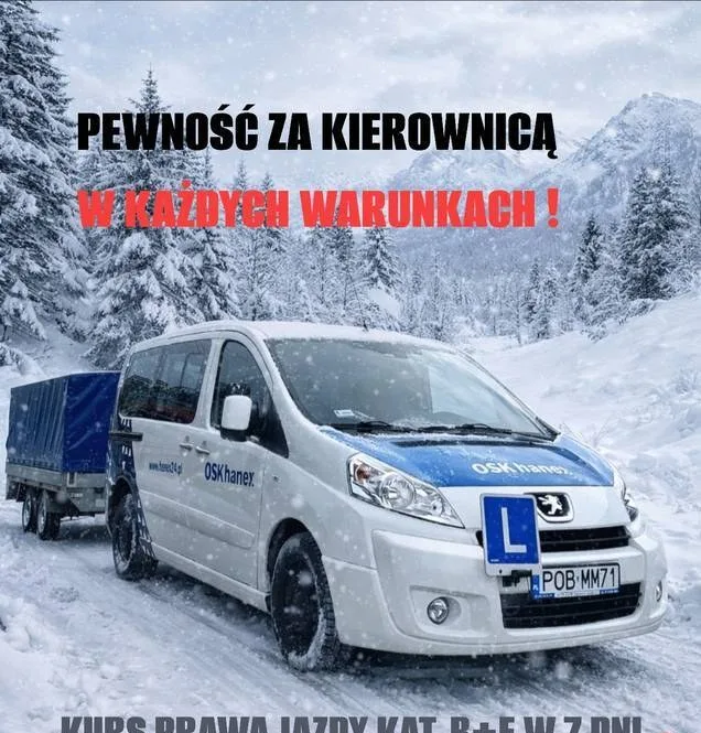 Kurs na prawo jazdy kat.B+E