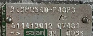 Salami 3.5PC64D-P48P3 (Salami 611413012) Pompa hydrauliczna — photo 2