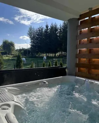 Domek z jacuzzi i sauną, noclegi Karpacz 6km, domek w lesie, domki do wynajęcia, domek letniskowy, domek na wsi na… — zdjęcie 2