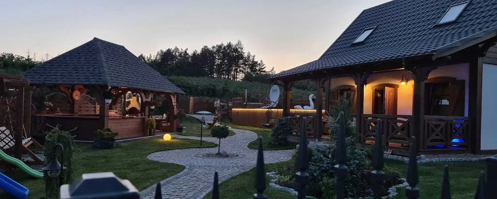 Domek ,posesja na wyłączność na Kaszubach+ basen, bania, sauna