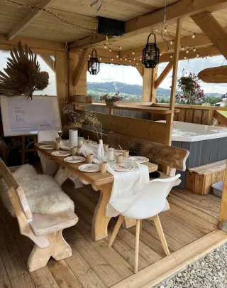 Domek w gorach! widok na panorame Tatr!!! Balia Sauna Jacuzzi Dmuchaniec!!! — zdjęcie 9