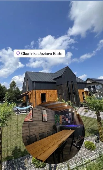 Okuninka – duży dom nad Jeziorem Białym /Jacuzzi