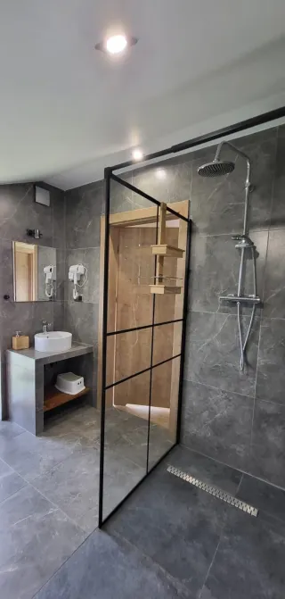 Domek z jacuzzi i sauną, noclegi Karpacz 6km, domek w lesie, domki do wynajęcia, domek letniskowy, domek na wsi na… — zdjęcie 6