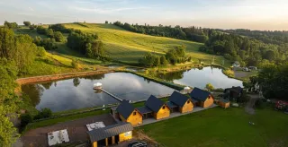 Domki Nad Stawami, jacuzzi, plac zabaw, sauna, łowisko, Góry Sowie — zdjęcie 3