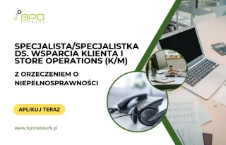 Specjalista ds. Wsparcia Klienta i Store Operations (K/M) z orzeczeniem o niepełnosprawności -praca zdalna (cała Polska) — photo 2