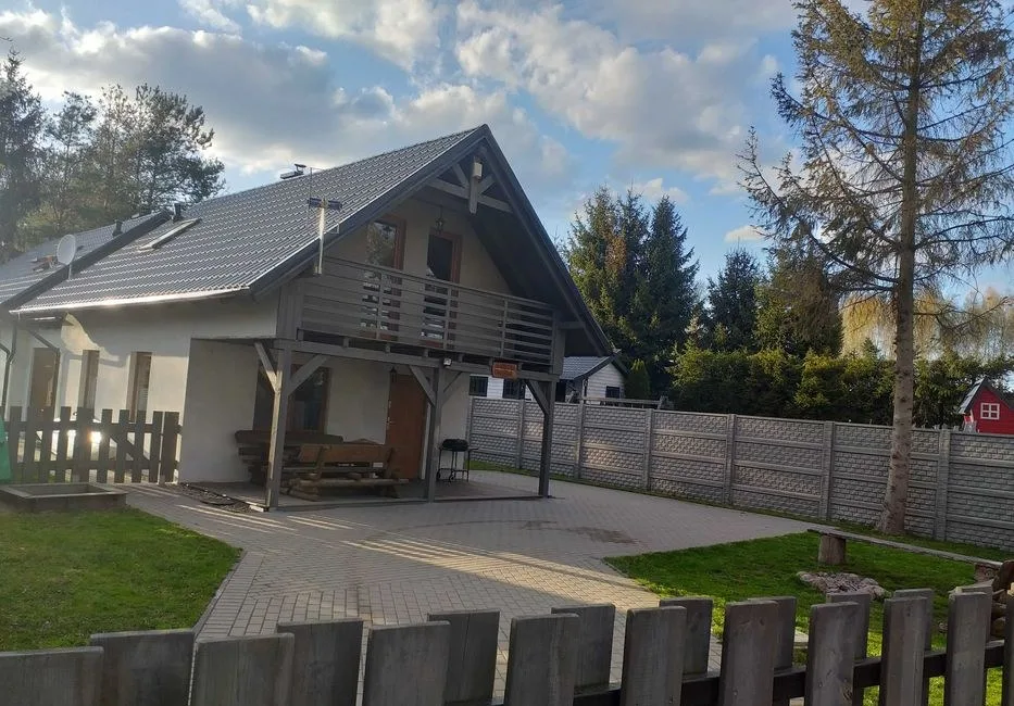 Domek całoroczny Wiele 15m od jeziora 10 osób Kaszuby Jacuzzi SAUNA