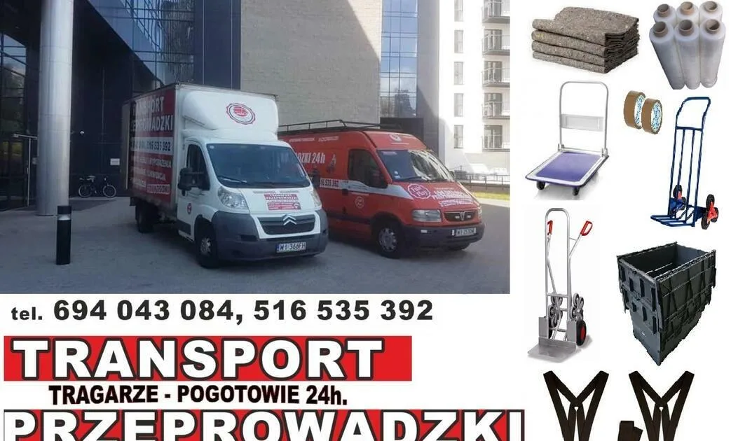 PRZEPROWADZKI TRANSPORT Tragarze bagażówka 24h fairplay