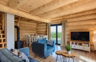 Domek w górach balia JACUZZI SAUNA KOMINEK chata dom góralski na WAKACJE Sylwester gorąca bania — zdjęcie 10