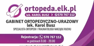 Gabinet Ortopedyczny lek. Karol Busz - Ełk 570 767 112 — photo 2