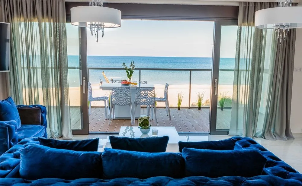Apartament Fancy Sunset - frontowy widok na morze Gardenia