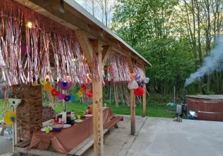 Domki na wynajem z super terenem kawalerski urodziny impreza — zdjęcie 6