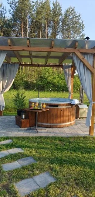 Domek Zielony Zakątek 1 Radawa wynajem Balia Sauna Jacuzzi — zdjęcie 3
