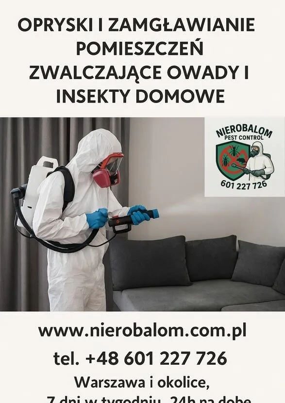 Dezynsekcja zwalczająca prusaki i karaluchy