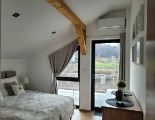 Domek z jacuzzi i sauną, noclegi Karpacz 6km, domek w lesie, domki do wynajęcia, domek letniskowy, domek na wsi na… — zdjęcie 8