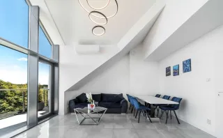 Apartament 6os z jacuzzi i sauna, domek nad jeziorem na Mazurach — zdjęcie 4