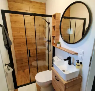 Domek Zielony Zakątek 1 Radawa wynajem Balia Sauna Jacuzzi — zdjęcie 8
