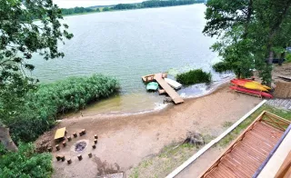 Dom na Mazurach przy jeziorze z Basenem Dłużec,Mikołajki, Mrągowo — zdjęcie 7